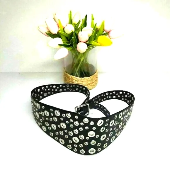 Zara | Accessories | Nwts Zara Grommet Wide Belt Sz 8 | Poshmark